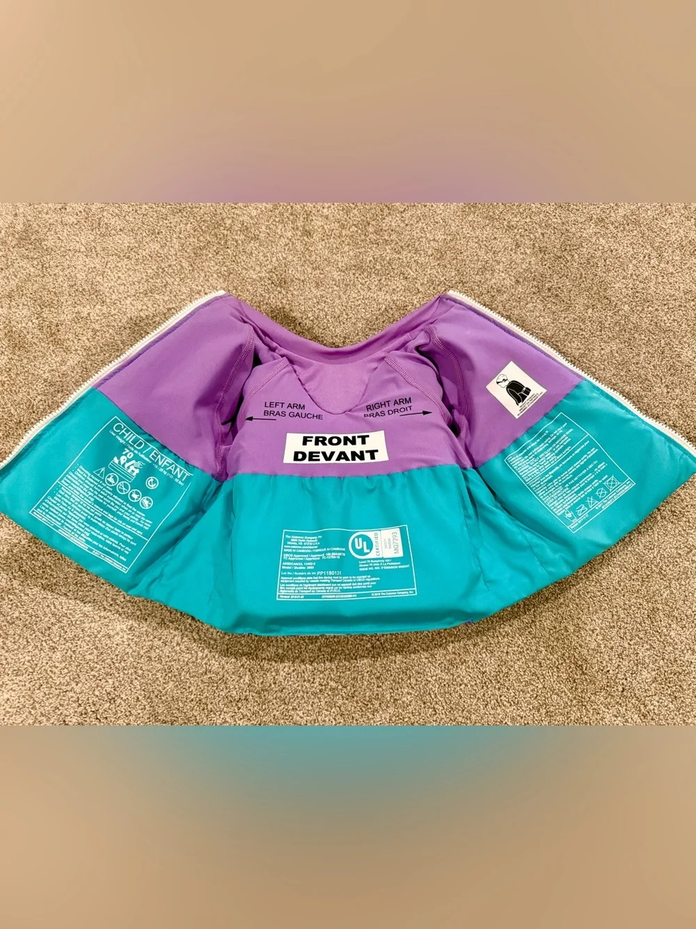 Puddle Jumper Kids 2-in-1 Life Jacket & Rash Guard